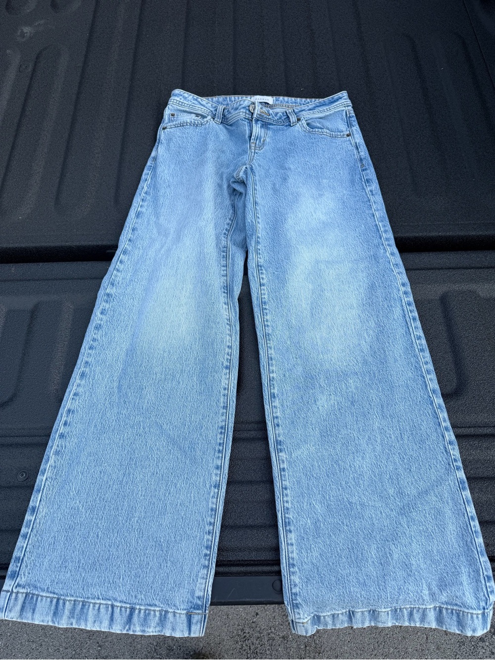 PacSun Light Blue Wide-Leg Flare Jeans